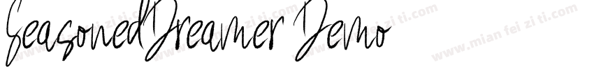 SeasonedDreamer Demo字体转换